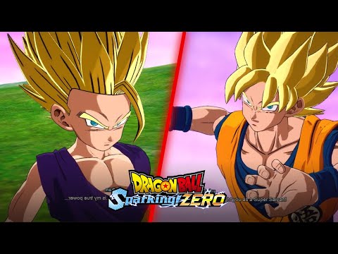 Teen Gohan vs Goku Interactions and Combat - Dragon Ball Sparking Zero
