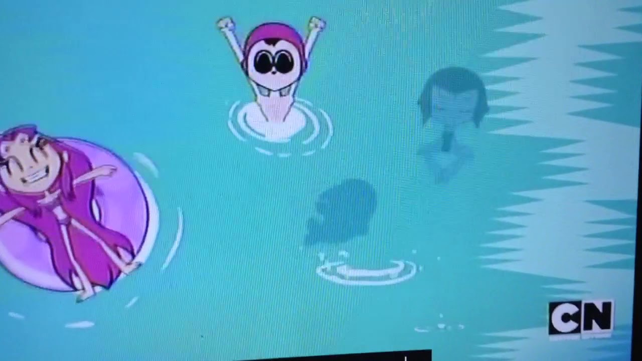 Teen Titans Go! - Starfire and Raven Swimsuit and Bikini scene
