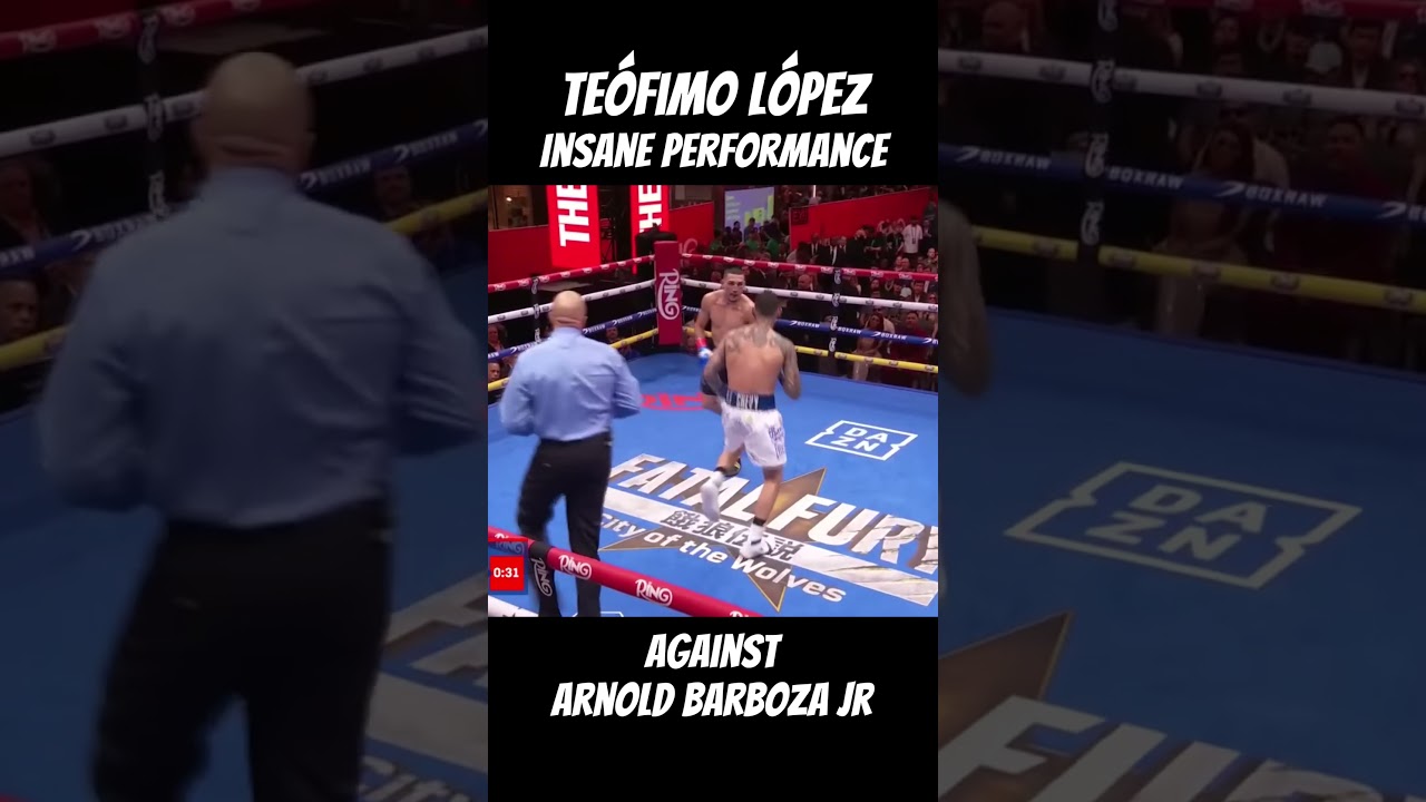Teófimo López's incredible performance! #teofimolopez #boxing