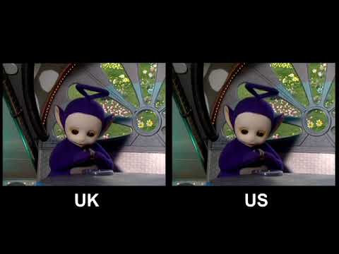Teletubbies: Here Come the Teletubbies UK/US Comparison