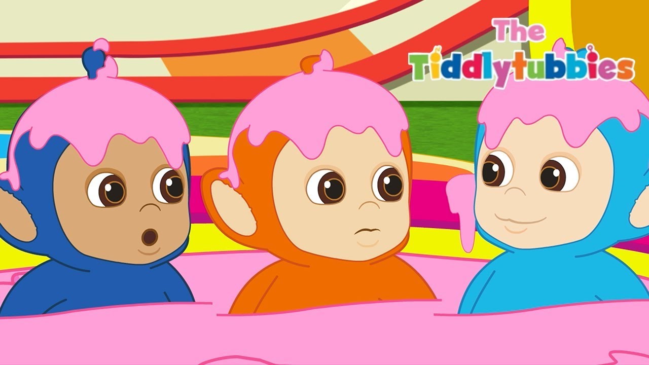 Teletubbies SEASON 2 ★ NUEVOS Dibujos de Tiddlytubbies ★ Ep 5:  Piscina de Tubby Custard★ Para Niños