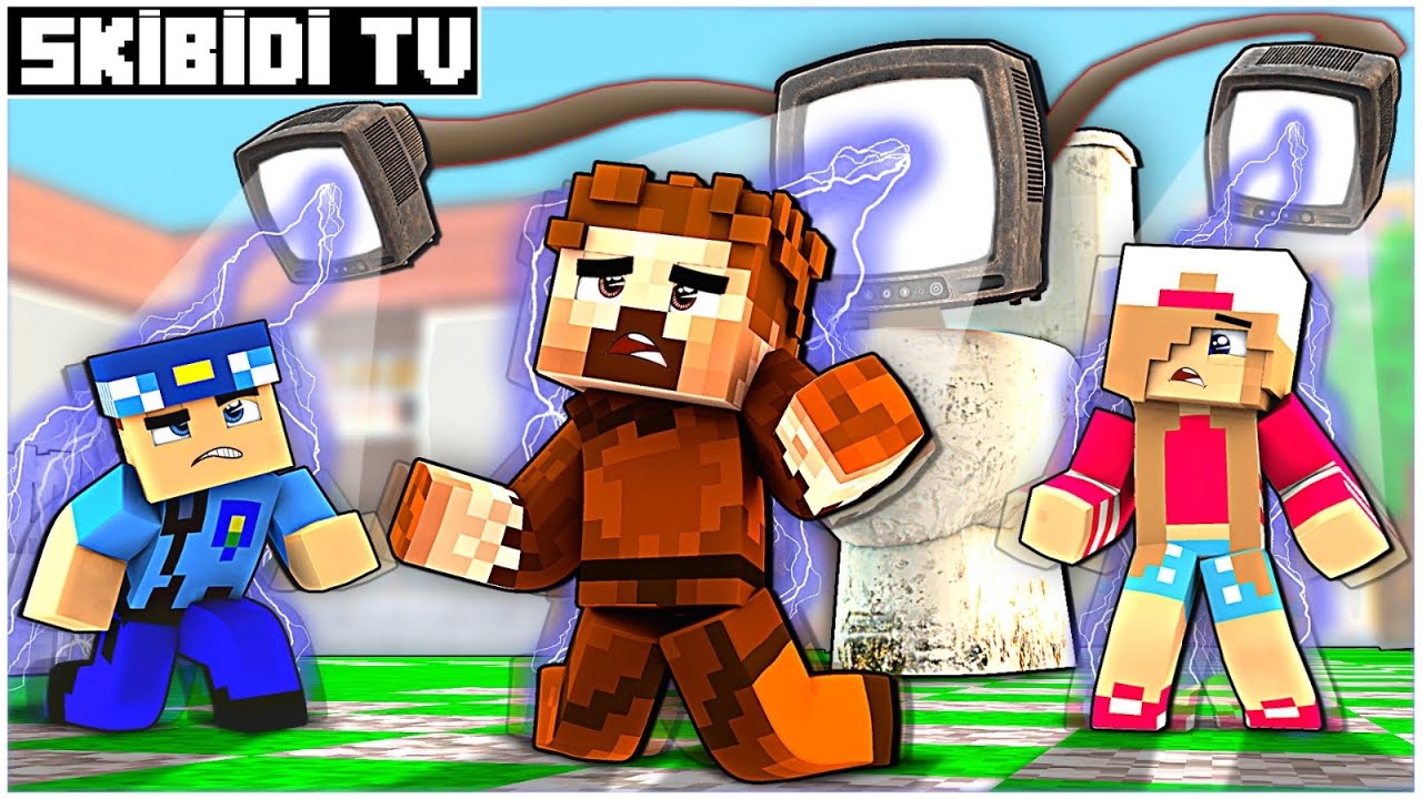TELEVISION MAN IS CRAZY, HE WILL KILL KEREM COMMISSIONER! 😱 - Minecraft