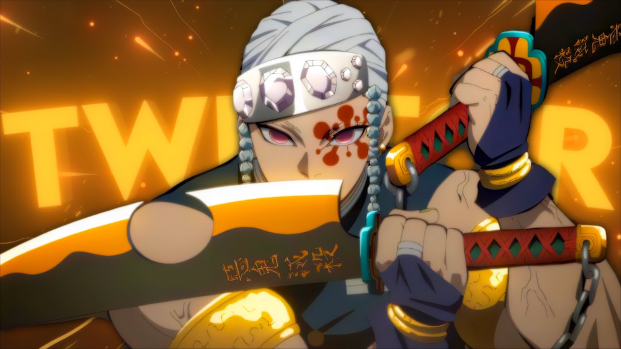 Tengen Uzui Twixtor Clips 4K (Demon Slayer)