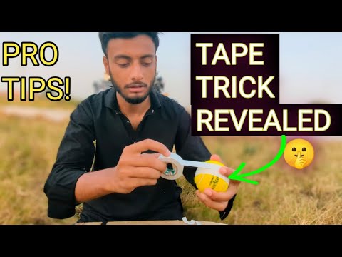 Tennis Ball Pe Tape Karne Ka PRO Tarika! 🏏 Swing Ball Trick Revealed | Cricket Hack 2025