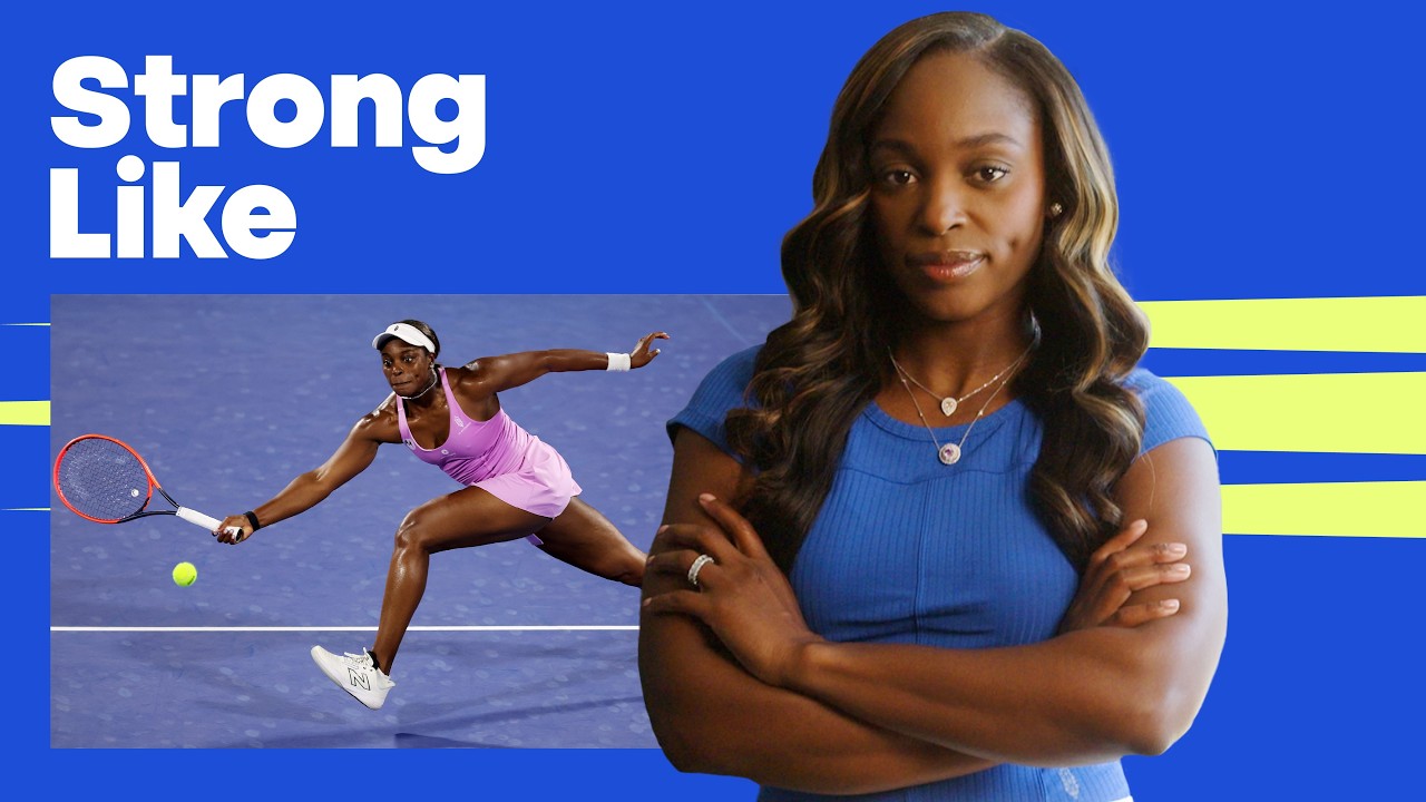 Tennis Star Sloane Stephens Shows Off Her Strength Training | Strong Like | Women's Health