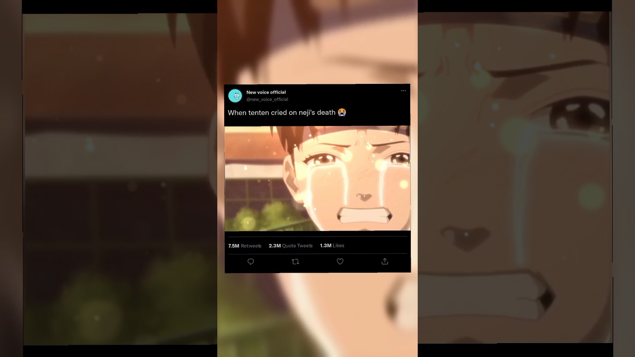 tenten cried on neji's death 😭 NEJI X TENTEN #naruto #animeedit #shortanime