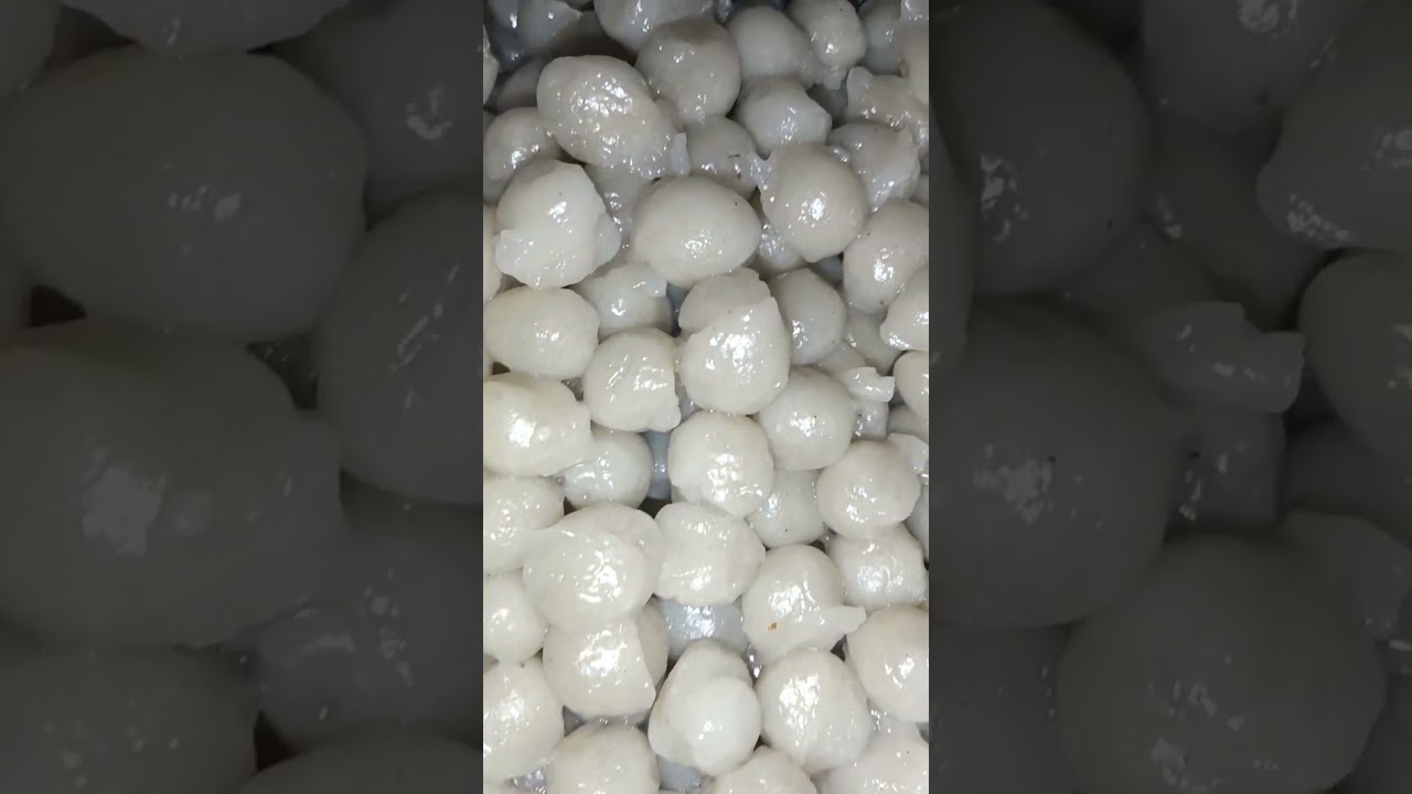 tepung kanji di rumah di bikin cilok kanji ajah #cilok #cilokkanji #cilokbumbukacang