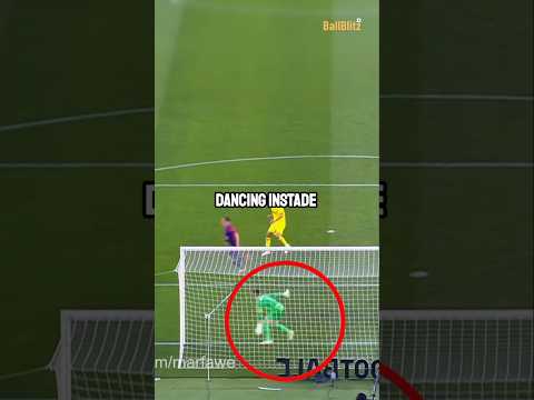 Ter Stegen started dancing in the net in a strange way and made Barça lose. 🤣💀