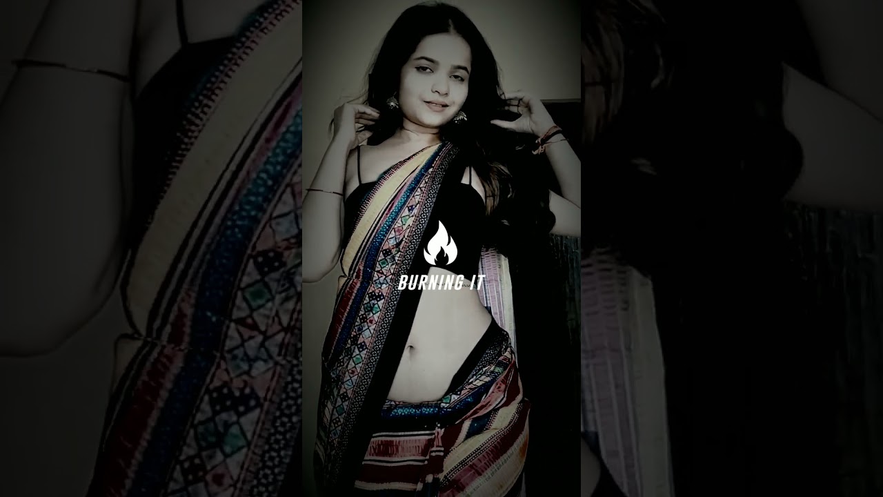 #terevaaste songs hot transformation girl🔥 #saree #viralreels #hotsareestatus