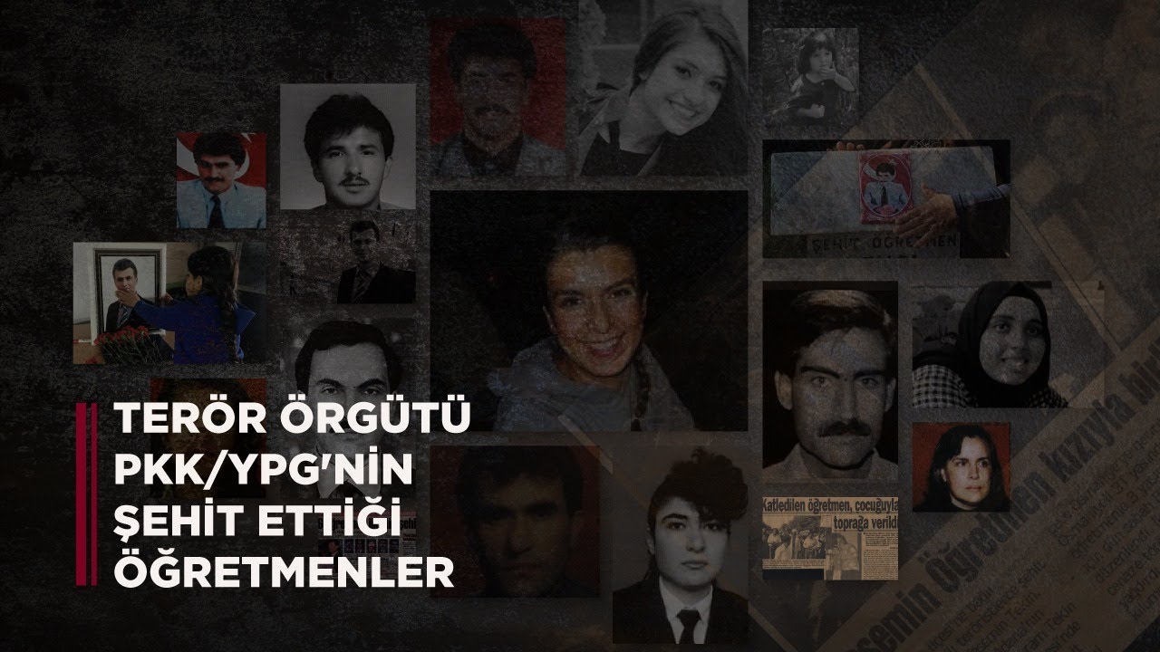 Terör Örgütü PKK/YPG'nin Şehit Ettiği Öğretmenler