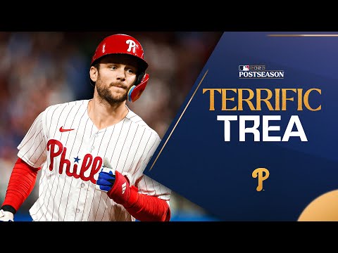 TERRIFIC TREA! See the best from Trea Turner during the 2023 postseason!