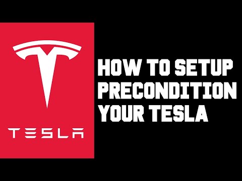 Tesla How To Precondition Battery From App or From Car - How To Setup Tesla Precondition Schedule
