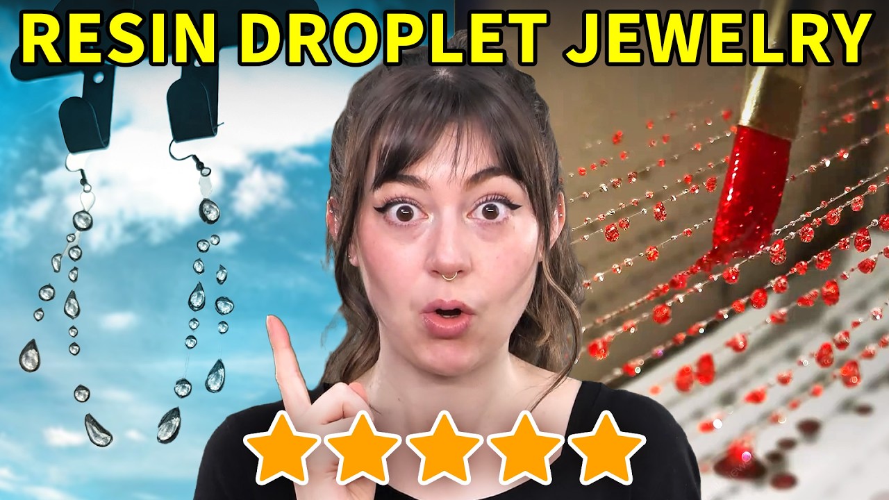 Testing Viral “Water Drop” Resin Jewelry