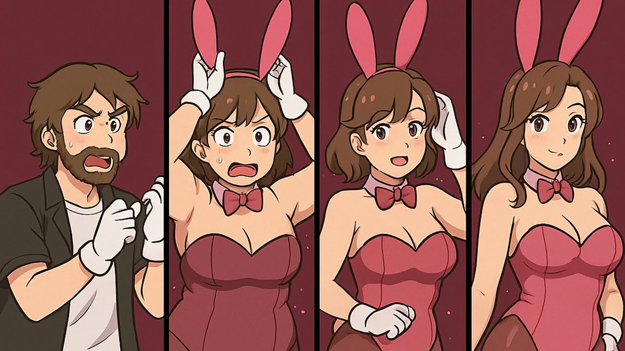 TG TF - From Boy to Bunny - A Gentle Transformation • Genderbend Comic