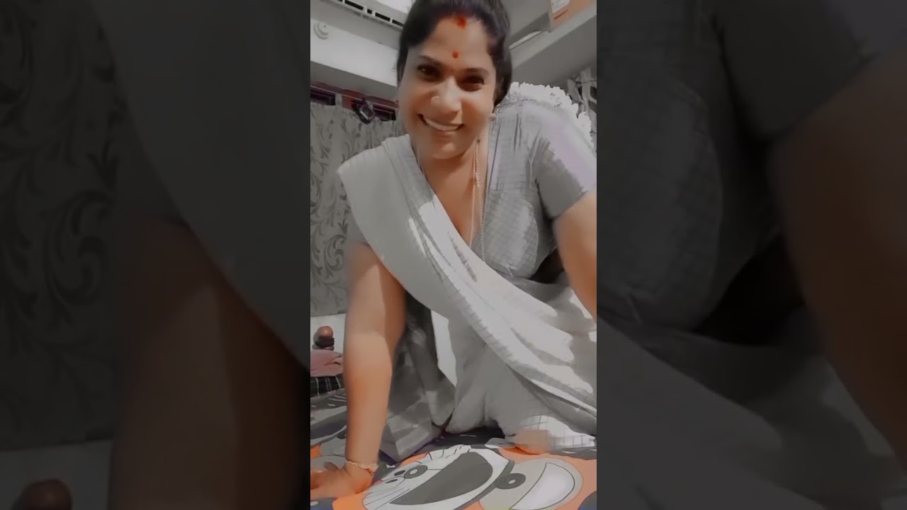 Thangam mallu hot tamil aunty tik tok video thangam