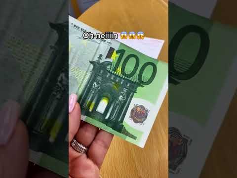 That's how fast you can get rid of 100€! 💶 ...because one has foisted a false bill on me 😏
