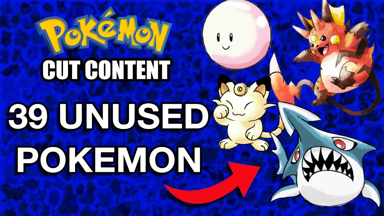 The 39 Cut Pokemon of Red & Blue | Pokemon Cut Content