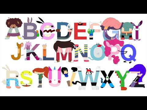 The Alphabet Song with Characters From My Favorite Shows (+ 2 Video Games) (My Newest 2022 Edition)