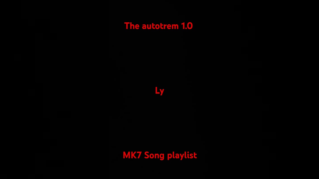 The autotrem1.0 1 min