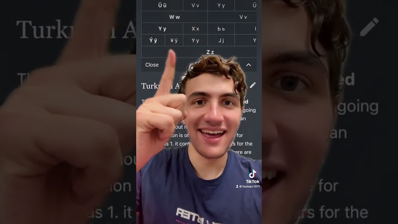 The awesome Turkmen Alphabet!