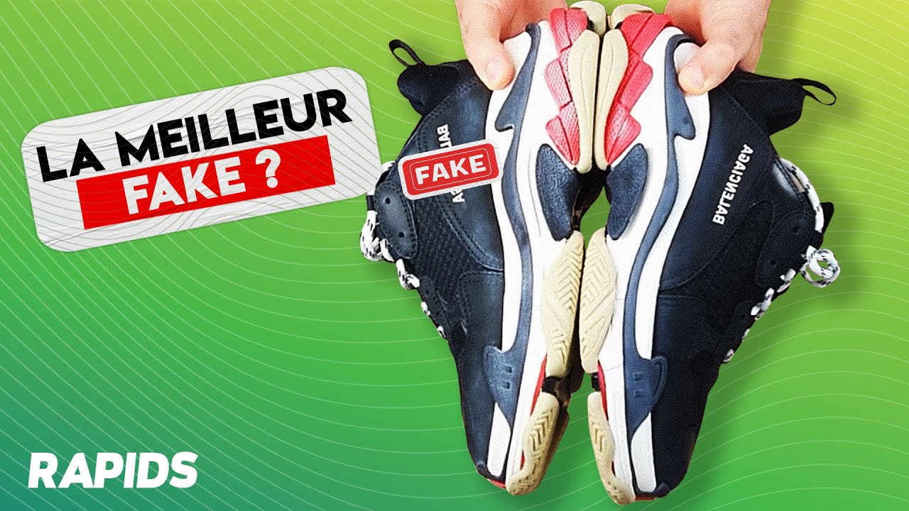 The best fake BALENCIAGA Triple S is AMAZING! (Real vs Fake)