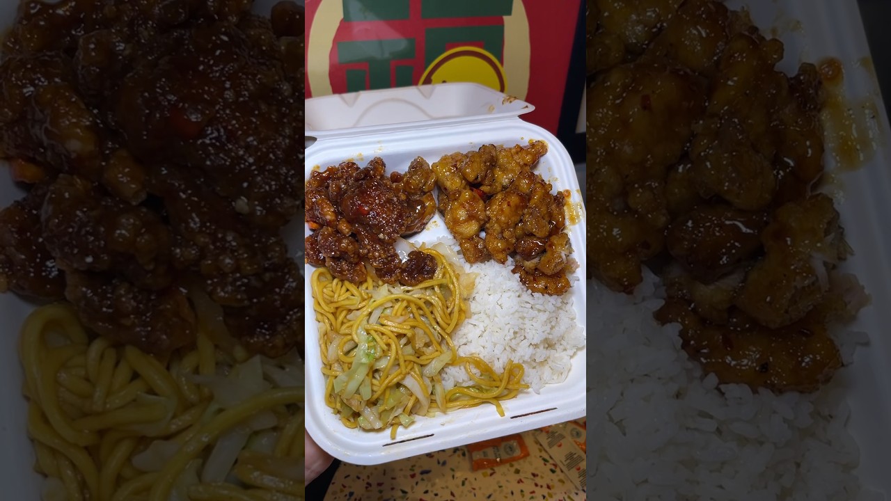 The Best Panda Express Order! 🤯🔥 #pandaexpress