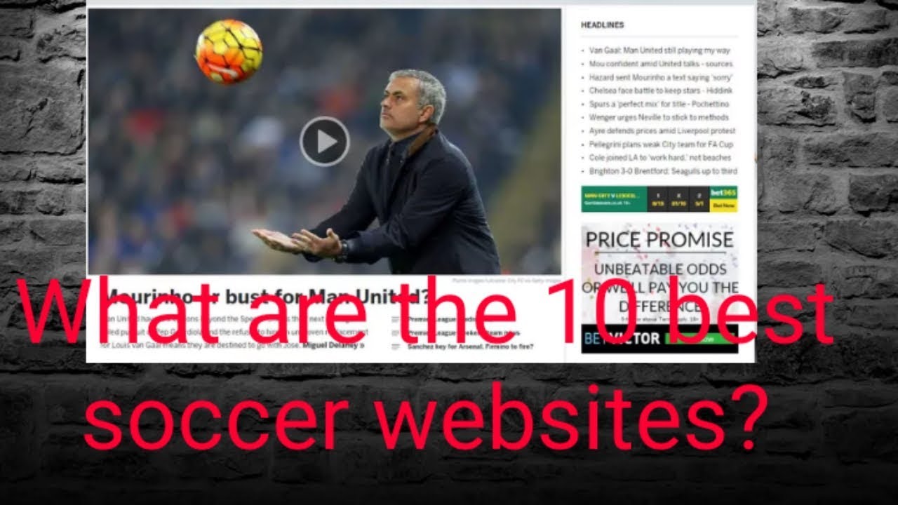 The best soccer websites