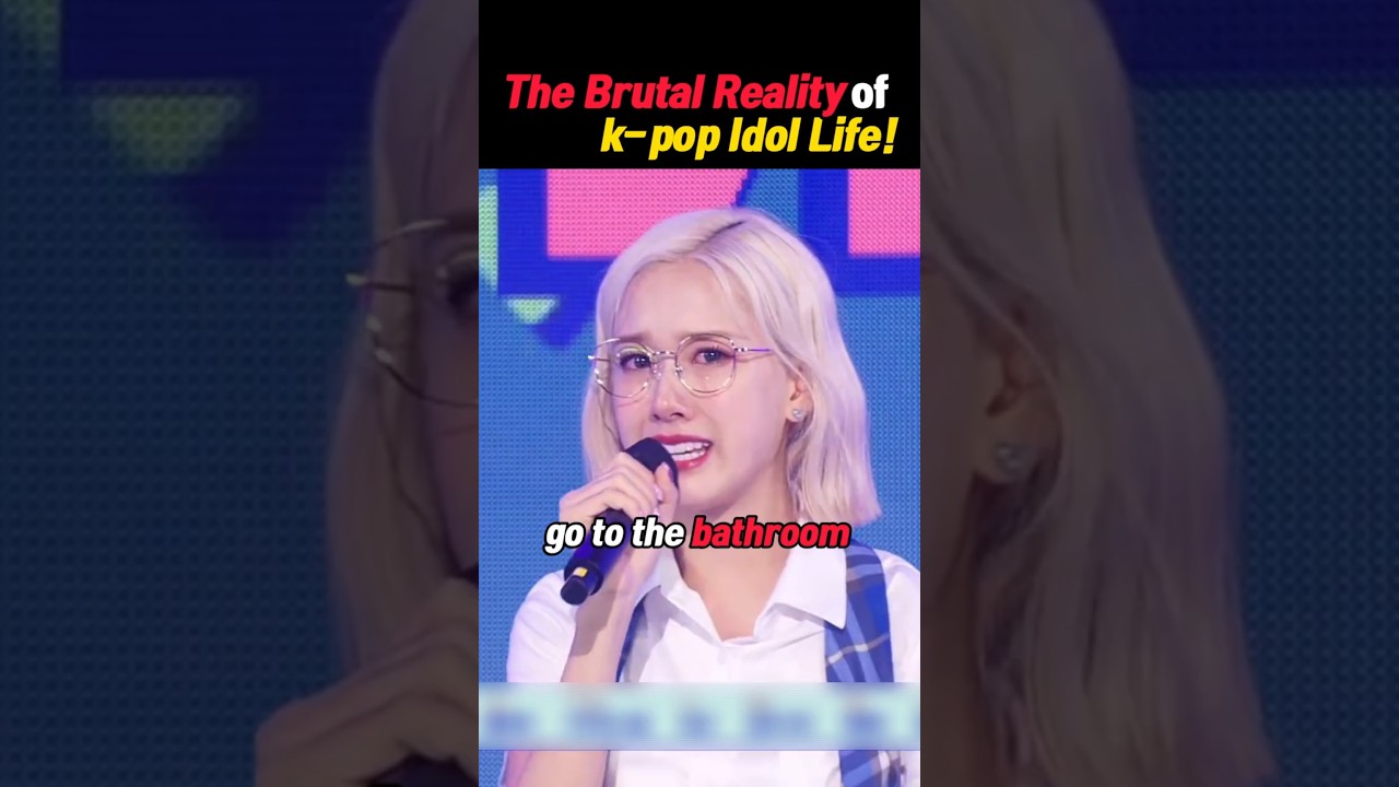 The Brutal Reality of K-pop Idol Life!   #kpopnews #kpopidol