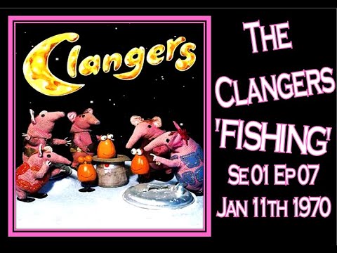 The 'CLANGERS' Se01 Ep07 'Fishing' Jan 11th 1970 HD DVD rip of Oliver Postgate's classic 70s show