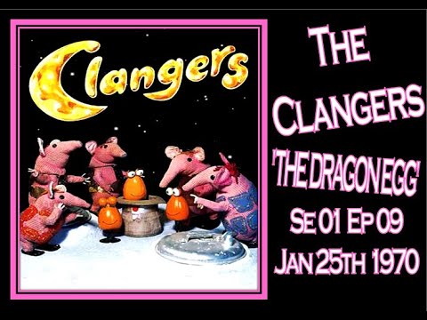 The 'CLANGERS' Se01 Ep09 'The Dragon Egg' Jan 25th 1970 HD rip of Oliver Postgate classic 70s show