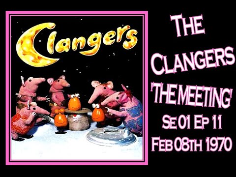 The 'CLANGERS' Se01 Ep11 'The Meeting' Feb 08th 1970 HD DVD rip of Oliver Postgate classic 70s show