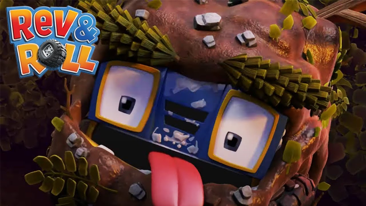 The Crystal Cavern // Monster Truck | Rev & Roll | Full Episodes