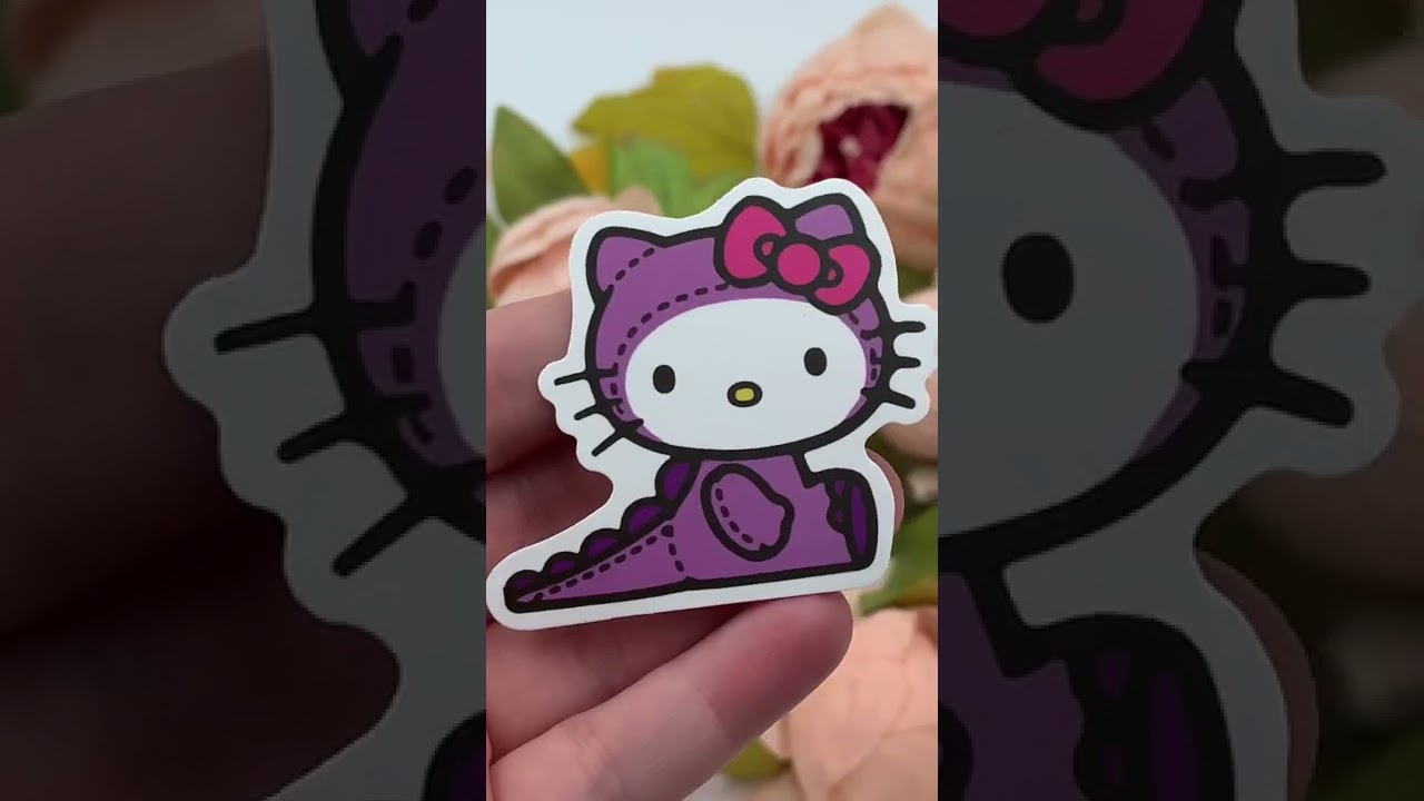 The CUTEST Stickers!! Hello Kitty Collection 😍😍😍 #shorts #hellokitty #stickers #collection