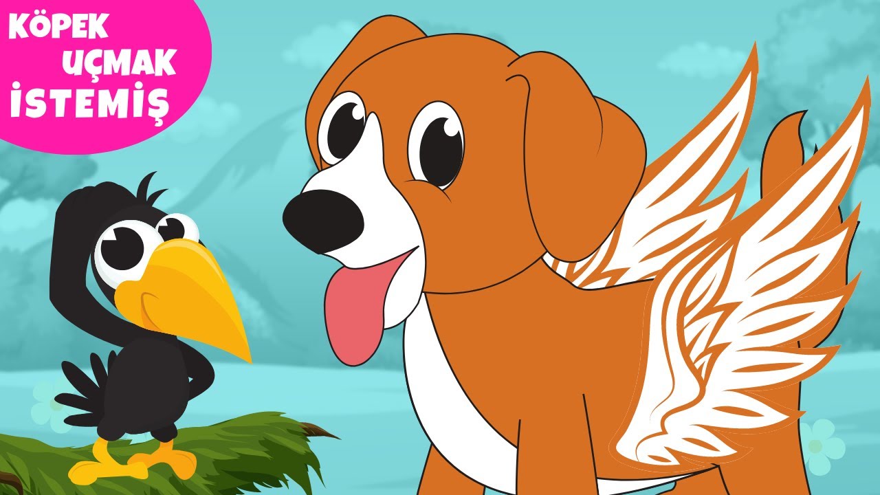 The Dog Wanted To Fly | Fun Children's Songs | Dog Song | Cartoon