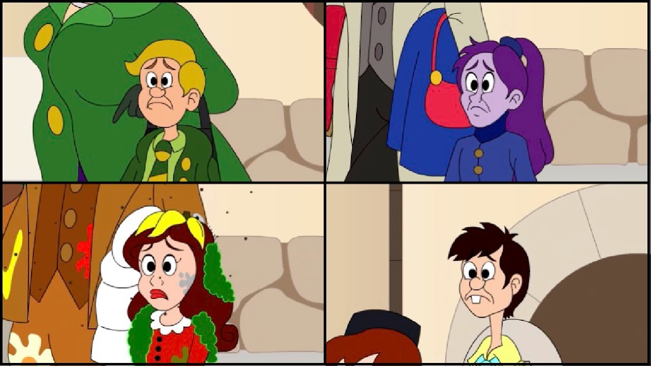 The Four 1971 Wonka Kids Leaving the Factory
