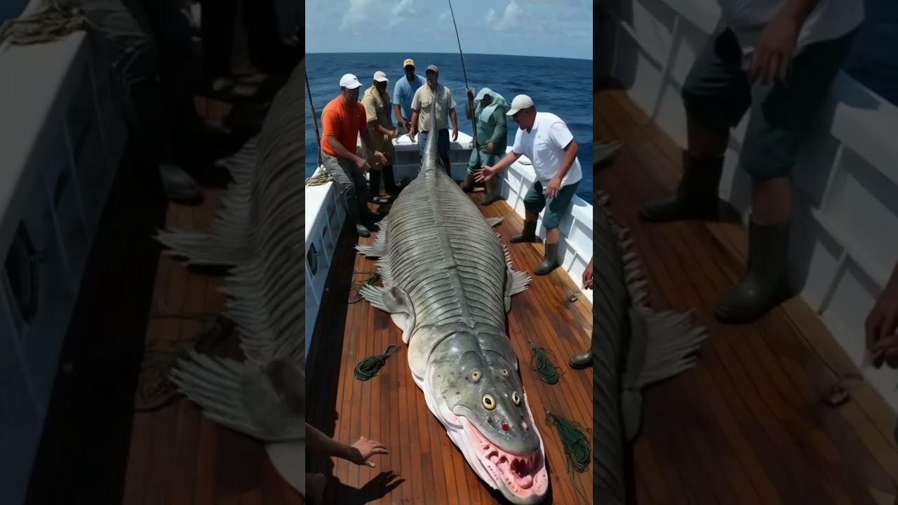 The Giant Sea Monster Caught by Fishermen