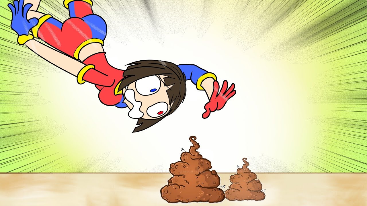 The Girl Who Could Poop Anything! Pomni's CRAZY Poop Hill Adventure Hilarious Cartoon
