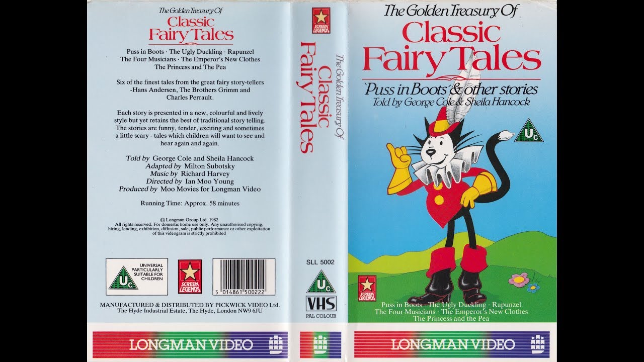 The Golden Treasury of Classic Fairy Tales (1982 UK VHS)