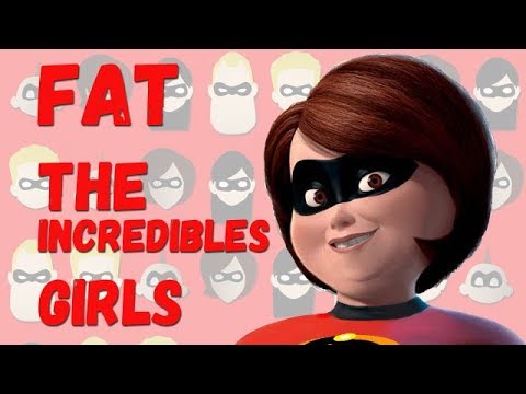 The Incredibles Female Characters as Fat Parody