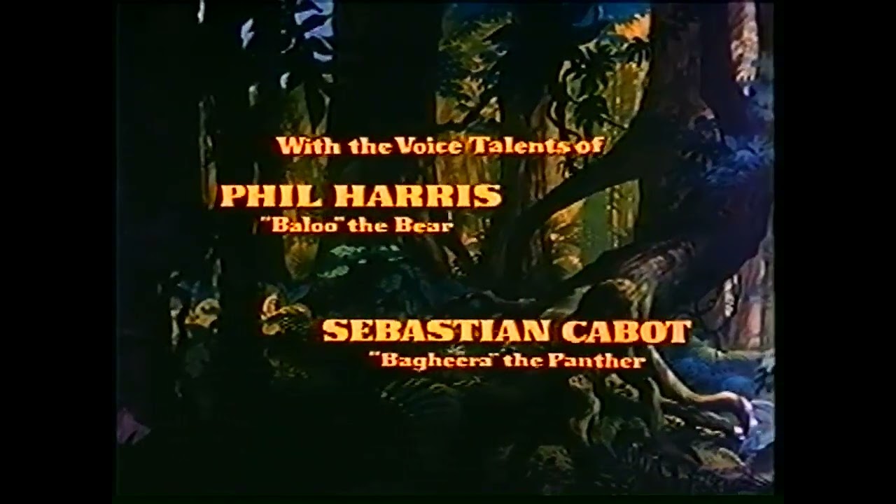 The Jungle Book 1967 Part 1 VHS