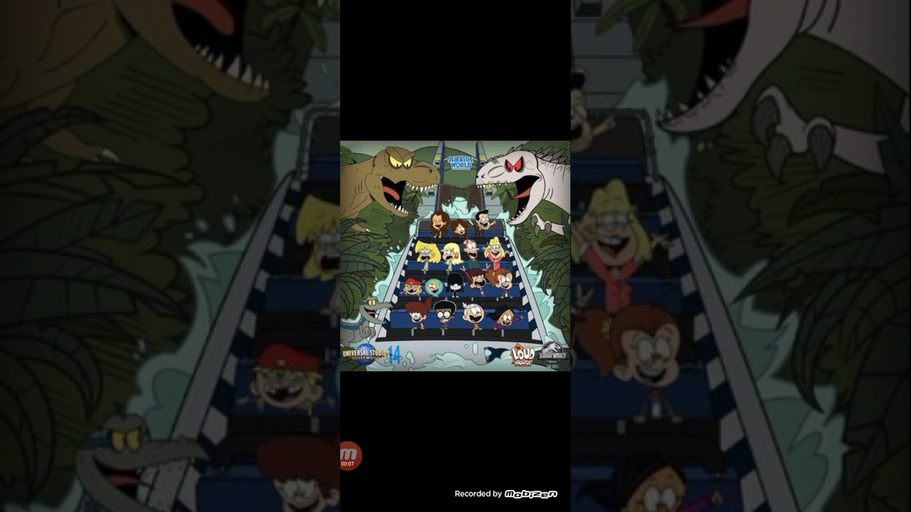 The Loud House At Jurassic World 😱 ( The Loud House Fanart )