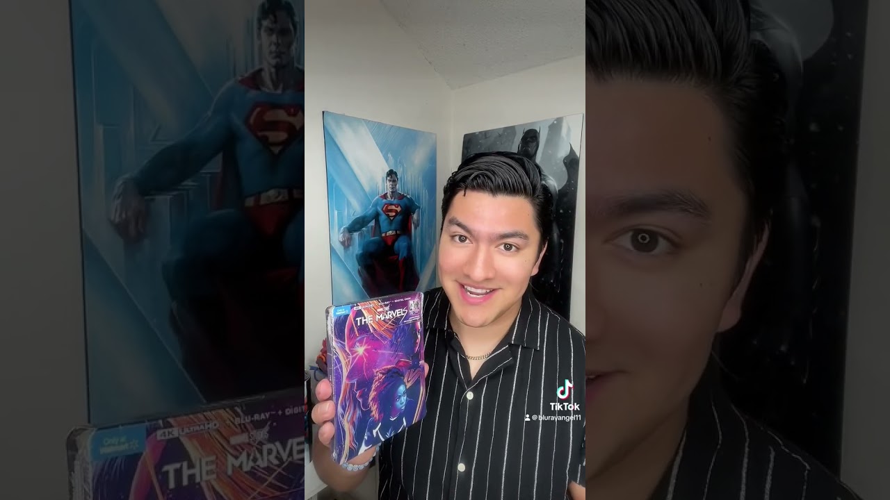 The Marvels 4K Steelbook Blu-Ray Angel Unboxing