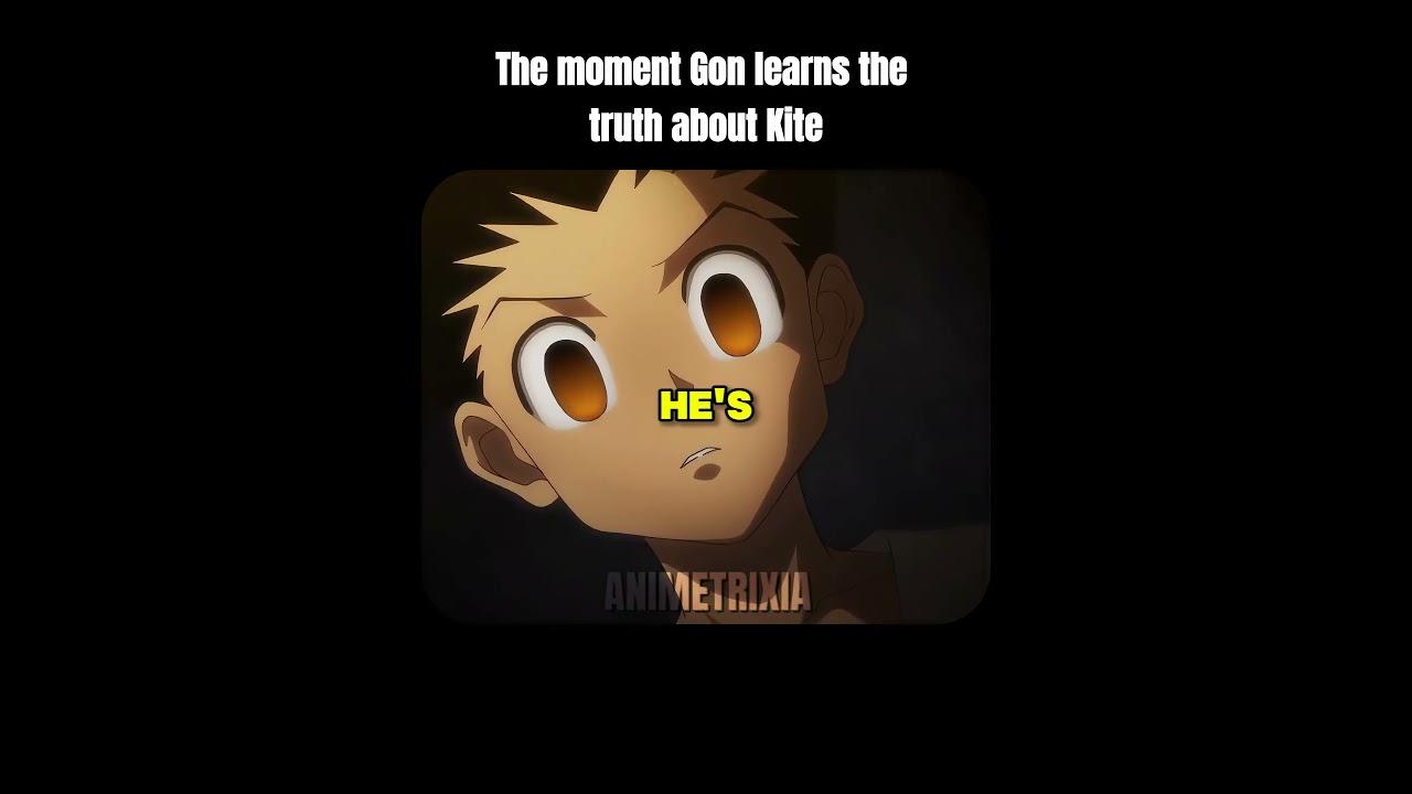 The moment Gon realized Pitou wasn’t here to heal Kite 🥶💀 #anime #shorts