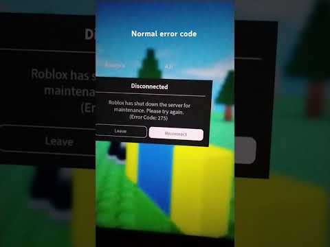 the most dangerous errors code Vs normal error code in roblox #roblox #rblx  #robloxerror