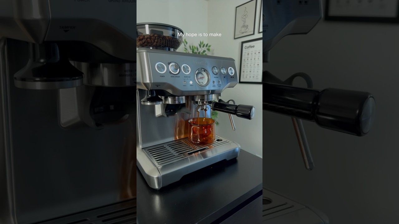 The most popular espresso machine #Breville