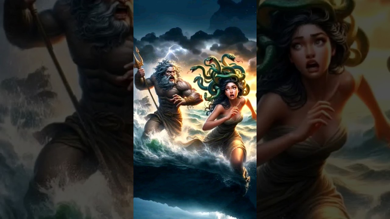 The Myth of Poseidon and Curse of Medusa #poseidon #greekmythology #medusa