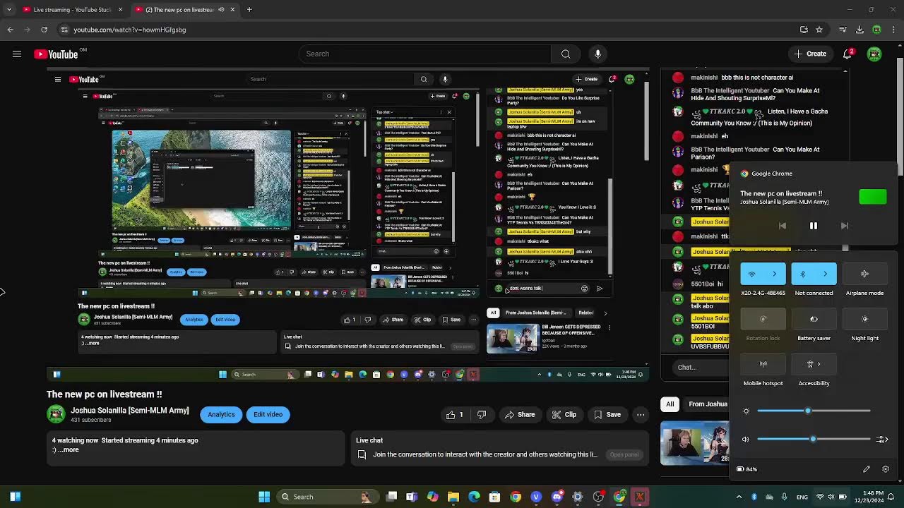 The new pc on livestream !!