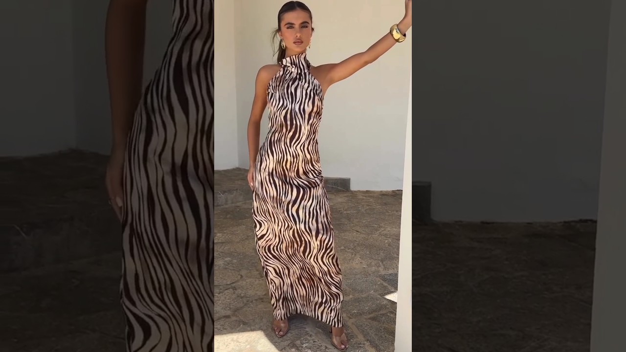 the perfect 🥀 our CAVALLI' maxi dress ✨#fashion #model #beauty #style #outfit #shorts