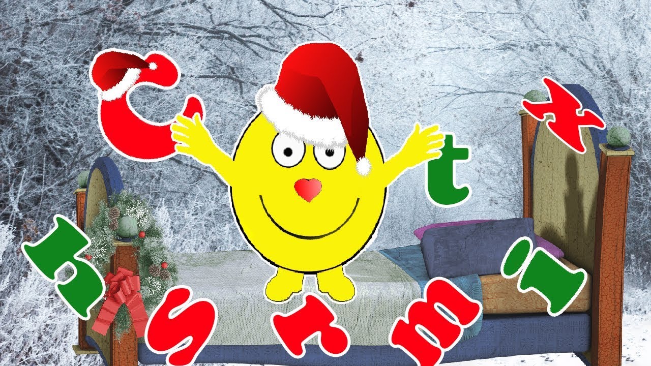 The Shapes | VIVASHAPES | Christmas | Learn A Holiday Word | Jumping On The Bed for kids.