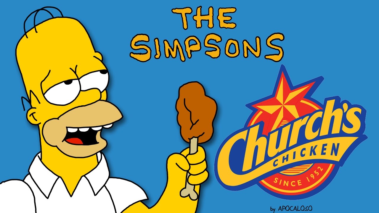 The Simpsons - Church's Chicken Commercials (1996)